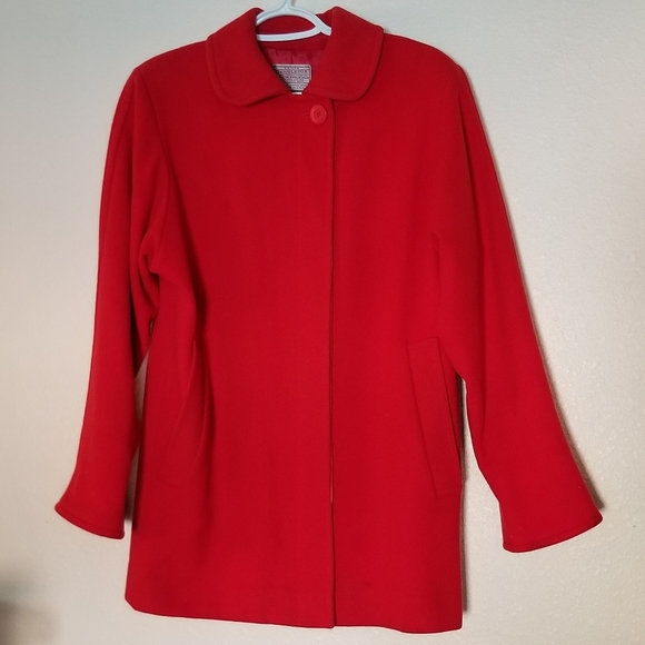 Pendleton Jackets & Blazers - Pendleton Bright Red Petite Vintage Jacket